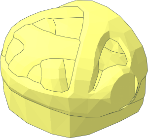 ~Minifig Weapon Web Effect Handcuffs Half