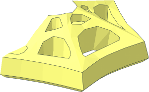 ~Minifig Weapon Web Effect Web  2 x  2 with Bars on Both Sides Half