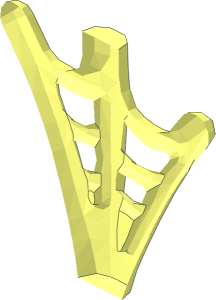 ~Minifig Weapon Web Effect  4L Spreading with Bars at Both Ends Half