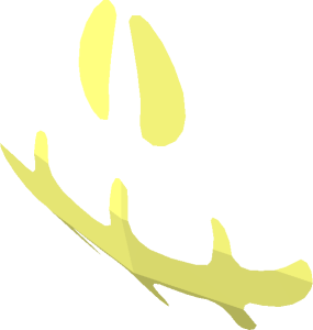 ~Minifig Head Skull Evil with Scowl Mouth and Nose Pattern