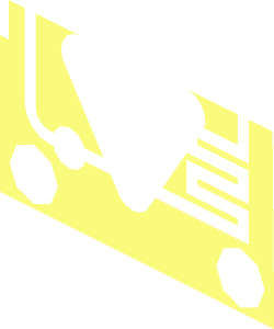 ~Minifig Leg Left with Insectoids Decals 2