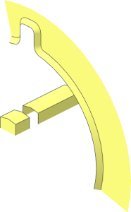 ~Train Wheel with Pin for Wheel Bogie Backside, Third