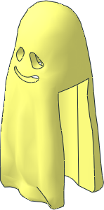 Minifig Ghost Shroud