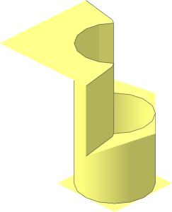 ~Window  1 x  4 x  3 - Stud Quarter with Hole