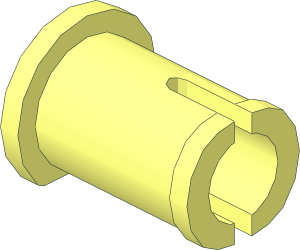 ~Plate  2 x  4 with Pins - Reinforced Flatened Wheel Pin