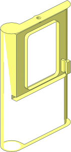 ~Train Door  1 x  4 x  5 Left Common Geometry