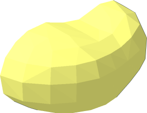 ~Minifig Hat Tall Hat with Small Brim and Pin Upper Part Half