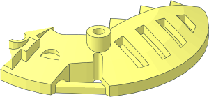 ~Constraction Shield  5 x  5 with Wrench with Teeth - Half