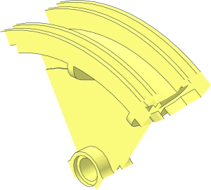 ~Wheel 16 x 75 Motorcycle Solid, Spoke and Rim 1/6