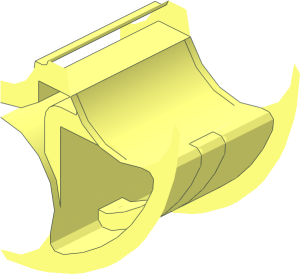 ~Technic Gear 28 Tooth Double Bevel -  1/4