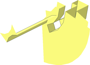 ~Technic Clutch with Axle Connector Inner Side Casing  1/4