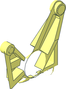 ~Constraction Limb  5 Lower Section with 2 Ball Joints and Pinhole - Half