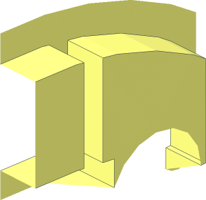 ~Minifig Weapon Staff Matau - Front Quarter