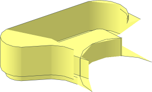 ~Minifig Video Game Controller without Patternable Surfaces - Half