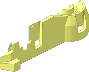 ~Electric Constraction Eyes  4.5 x  2 x  1.5 Light-Up Housing - Half