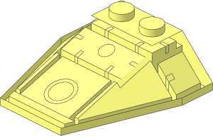 ~Wedge  4 x  4 Triple without Angled Faces and Lines
