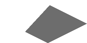 ~Sticker  0.8 x  3.1 with White Trapezoid on Grey Background Left - Second Face