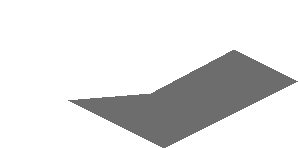 ~Sticker  0.8 x  3.1 with White Trapezoid on Grey Background Left - Fourth Face