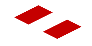 ~Sticker  0.8 x  1.9 with White Stripes and Black Headlamp on Red Background Right - First Face