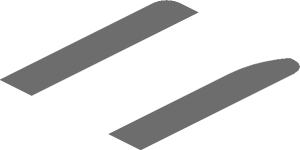 ~Sticker  0.8 x  4 with Dark Grey Lines on White Background Right - First Face