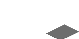 ~Sticker  0.8 x  1.9 with Dark Grey Lines on White Background Back Right - Sixth Face