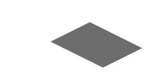 ~Sticker  0.8 x  1.9 with Dark Grey Lines on White Background Back Left - First Face