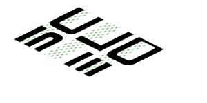 ~Sticker  0.8 x  1.9 with Black "PORSCHE INTELLIGE PERFORM" on Black Halftone Stripes on White Background - Third Face