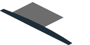 ~Sticker  0.8 x  2.0 with Headlamp and Dark Grey Stripes on White Background Left - First Face