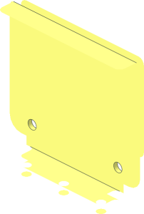 ~Panel  1 x  4 x  3 with Fixed Glass - Glass