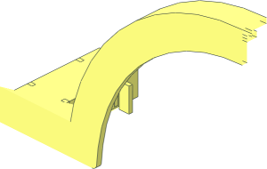 ~Duplo Arch  4 x 10 x  3 with  7 x  3 Cutout