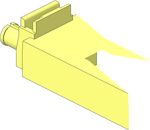 ~Brick  2 x  5 with Two Pins - Half