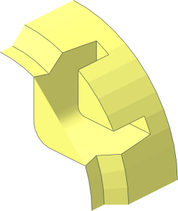 ~Container Lid  8 x  8 x  4.667 with Latches - Turntable Holder - Quarter