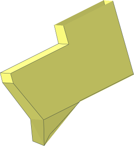 ~Wheel Rim 30 x 20 with  3 Dual Angled Spokes and  4L Hub - Spoke