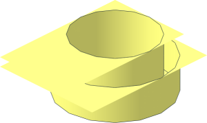 ~Plane Bottom  6 x 24 x  1.667 with Wings 10 x  6 and 20 Centre Holes - Hole