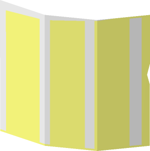 ~Figure Lower Body  2 x  2 x  1.667 with White Stripes Pattern