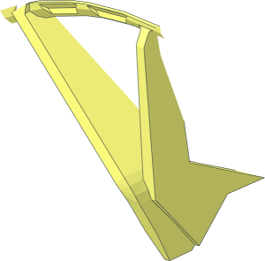 ~Wheel Rim 42 x 62 with 20 Spokes and  3 Pins - 1/ 10th