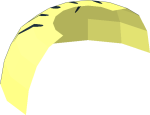 ~Minifig Head Minion  2 x  2 - Black Hair Pattern - Half