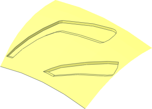 ~Tyre 37/ 38 x 107 Motorcycle with Racing Tread - Tread  1/30