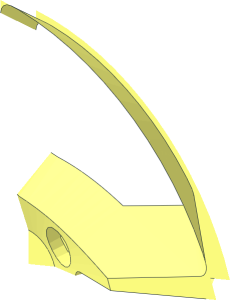 ~Wheel Rim 41 x 75 with  5 Spokes and  3 Pins 1/5