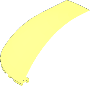 ~Windscreen 14 x 14 x  4 Semicircle - Half