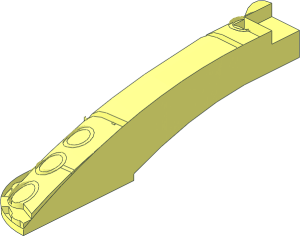 ~Slope 10 x  2 x  2 Curved with Rounded Corner - without Surface - Right