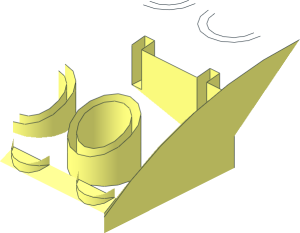 ~Slope Brick Curved  6 x  4 Double without Patternable Surfaces - Quarter