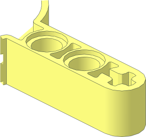 ~Technic Beam Propeller  5 Blade  9 Diameter with Square Hole  1/5