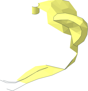 ~Animal Felid Head Half without Patternable Area