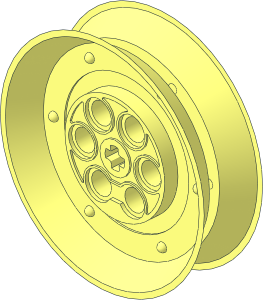 ~Wheel 20 x 62 Motorcycle Solid Centre