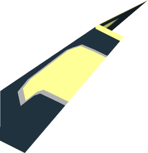 ~Windscreen  6 x  6 x  2 SW Black Windows Pattern -  1/2