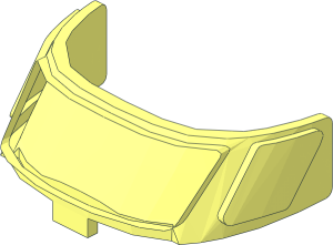 ~Glass for Plane Front  6 x 10 x  4 - without Front Surface