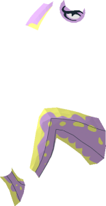 ~Minifig Body Dug without Arms - Nose, Part of Eye, Leg