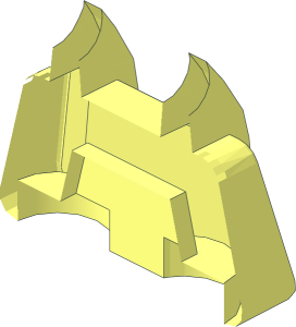 ~Figure Friends Handbag with Zipper - Body Half without Patternable Surface