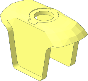 ~Minifig Body and Shoulder Armour Smooth without Front and Back Patternable Surfaces